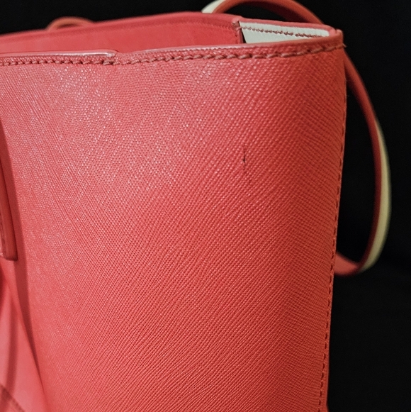 Kate Spade Coral Color Promenade Place Reversible Tote Bag - Picture 12 of 16